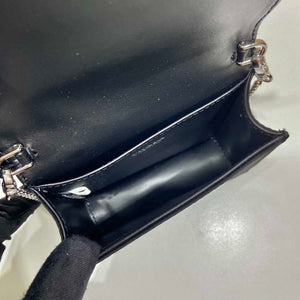 Prada sequins-studded card holder with shoulder strap 1MR024 Black - Default Title - View 8