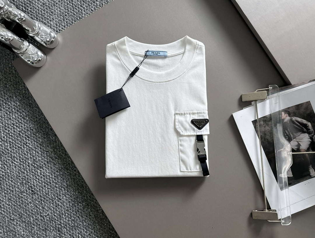 Prada Short-sleeved T-shirt for Men and Women P55391