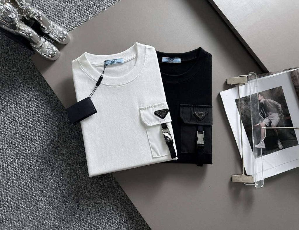 Prada Short-sleeved T-shirt for Men and Women P55391