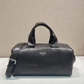 Prada Small nappa leather duffle bag 2VC046 Dark Brown