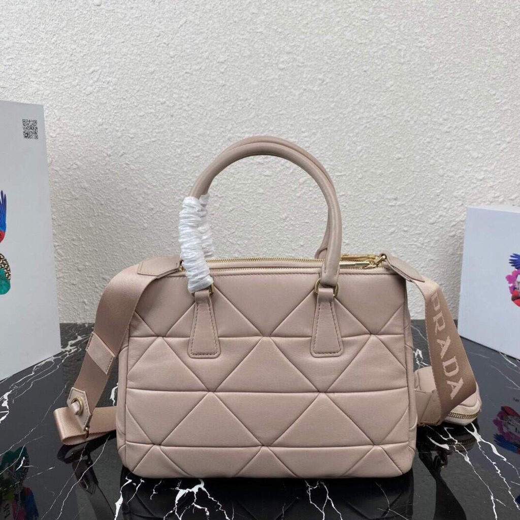 Prada Small Prada Galleria Saffiano Leather bag 1BA863 Apricot