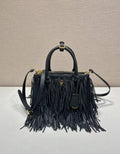 Prada Small Prada Galleria Saffiano leather bag 1BA896 Black
