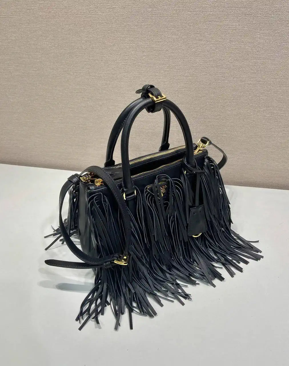 Prada Small Prada Galleria Saffiano leather bag 1BA896 Black