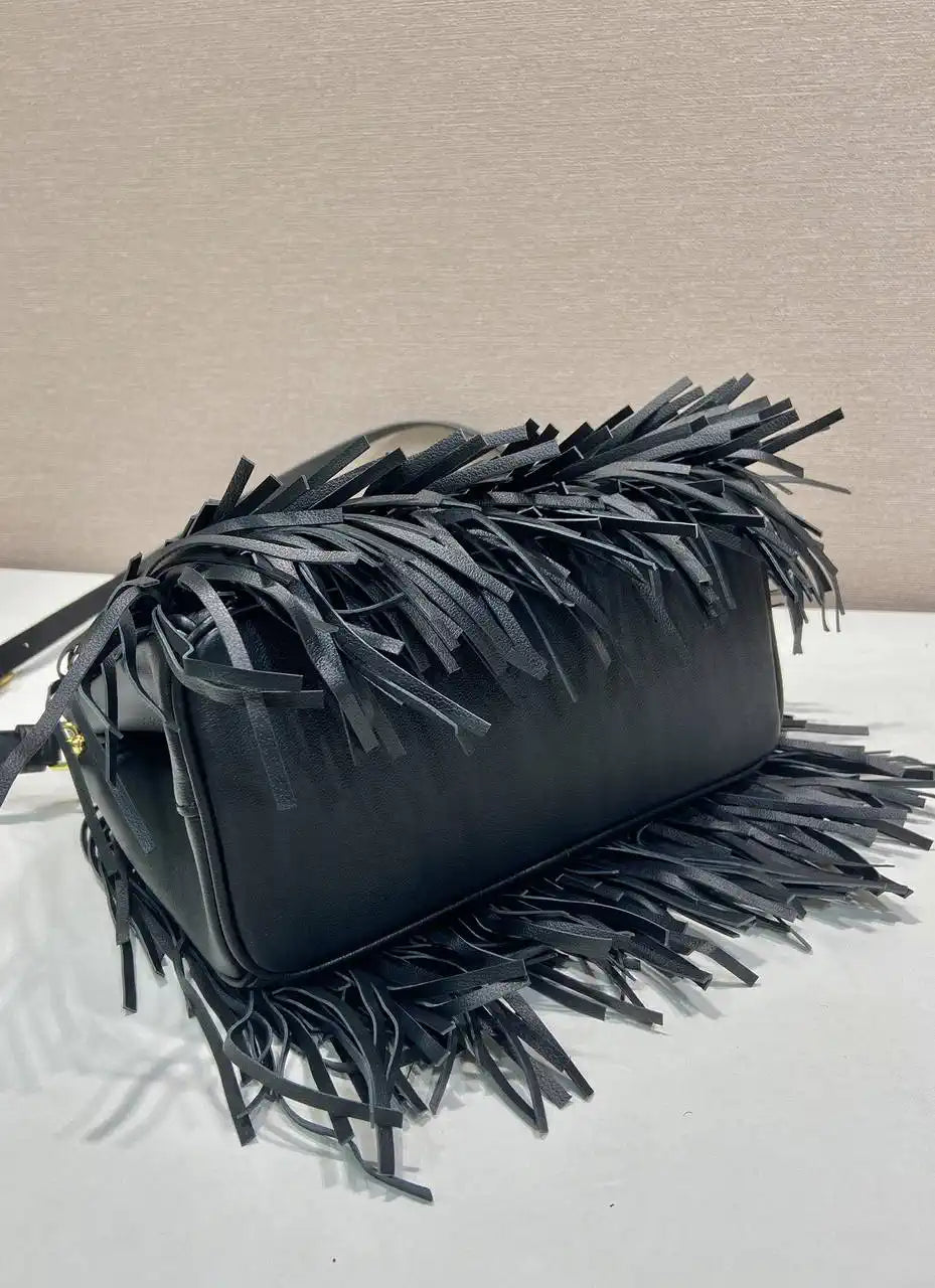 Prada Small Prada Galleria Saffiano leather bag 1BA896 Black