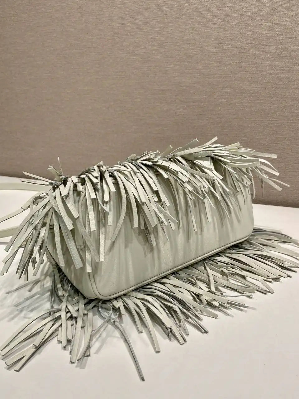 Prada Small Prada Galleria Saffiano leather bag 1BA896 White