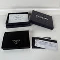 Prada Small Saffiano Leather Wallet 1MV204 Black
