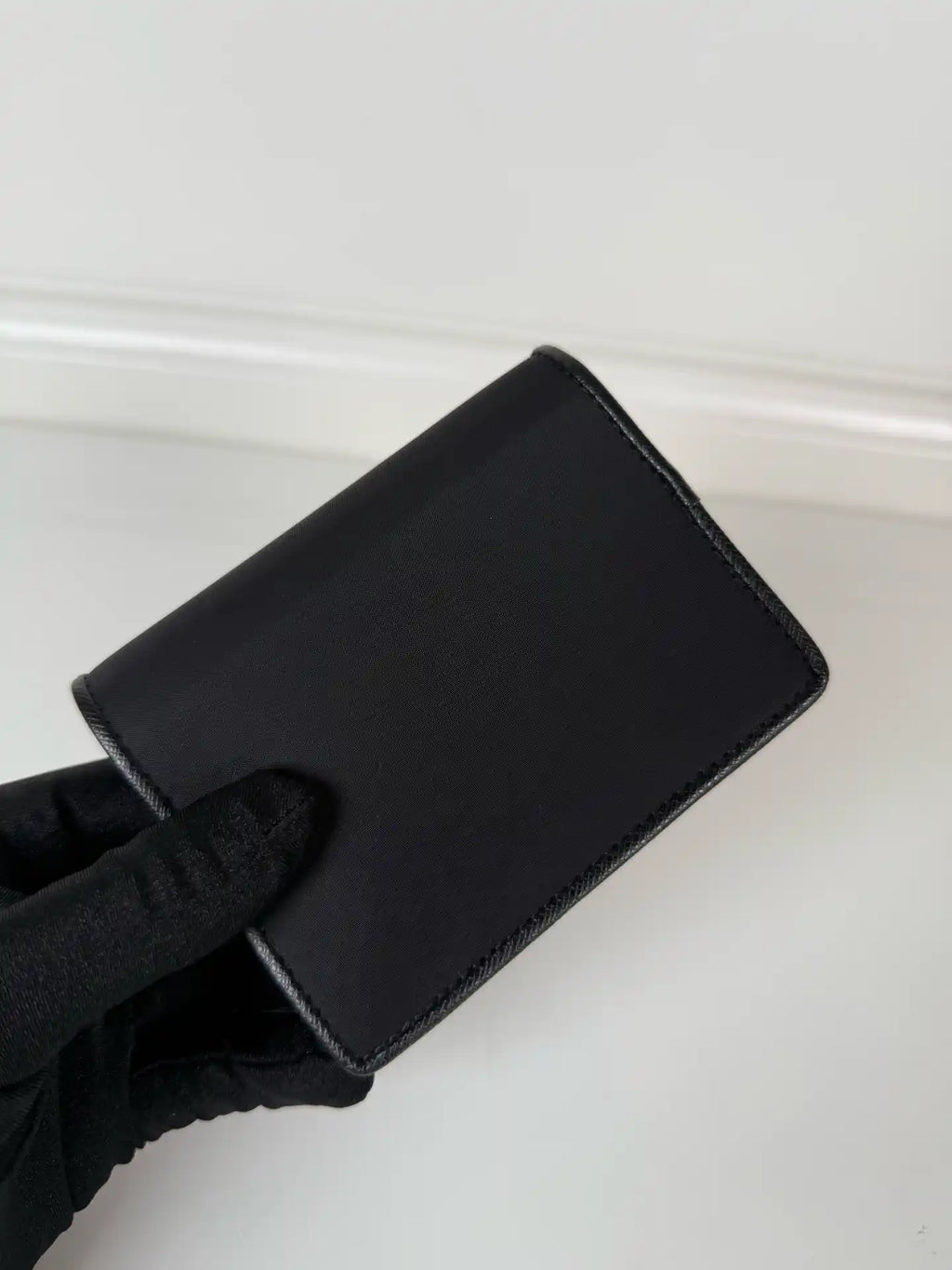 Prada Small Saffiano Leather Wallet 1MV204 Black
