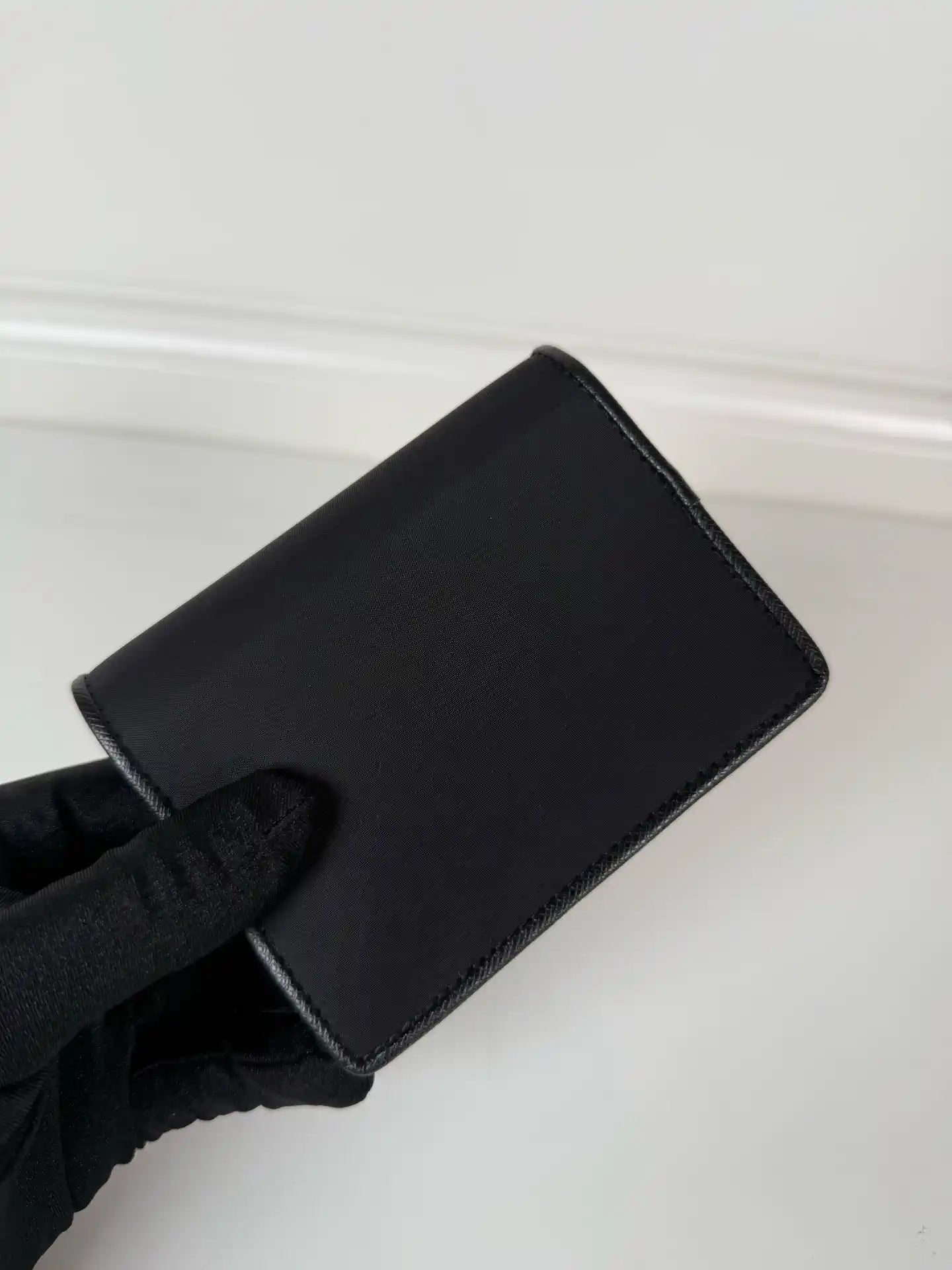 Prada Small Saffiano Leather Wallet 1MV204 Black