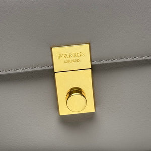 Prada Soft Sound medium leather shoulder bag 1BN023 Light Gray - Default Title - View 5