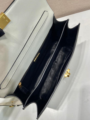 Prada Soft Sound medium leather shoulder bag 1BN023 White - Default Title - View 8