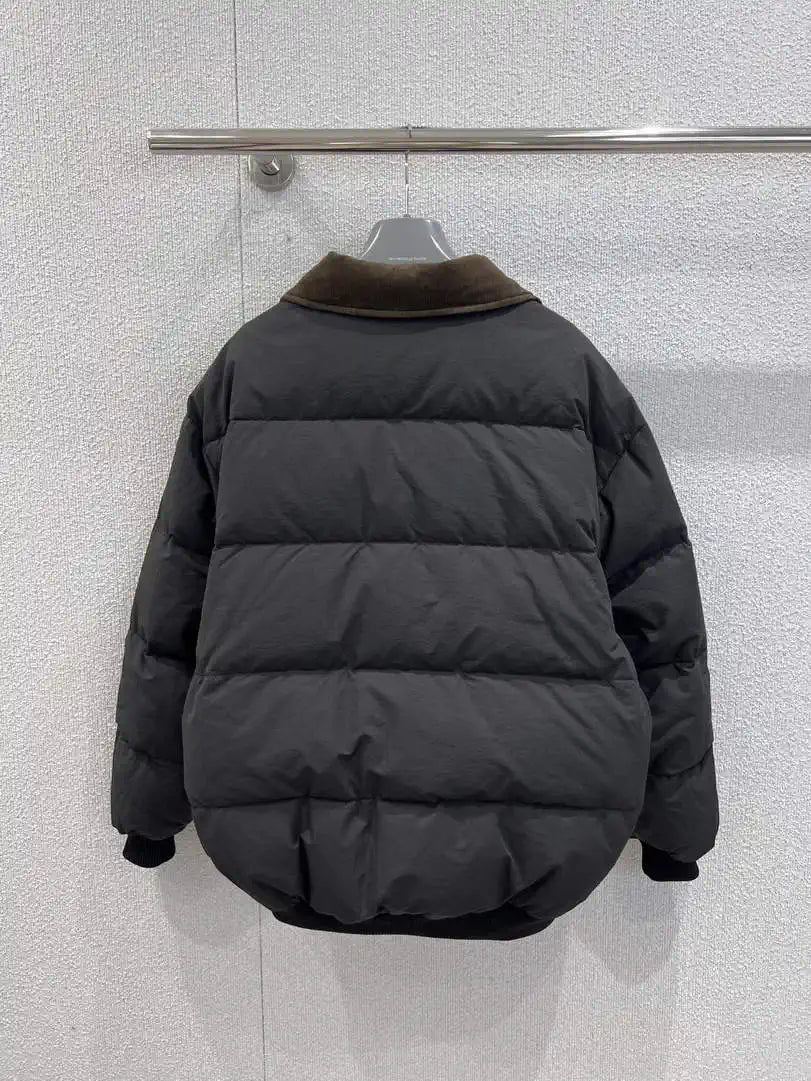 Prada Women Stand collar poplin down Jacket P99484