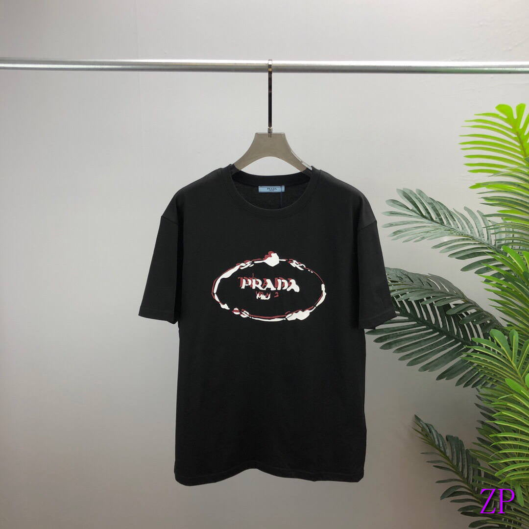 Prada Women T-shirts Desiger Short Sleeve Clothing P80113