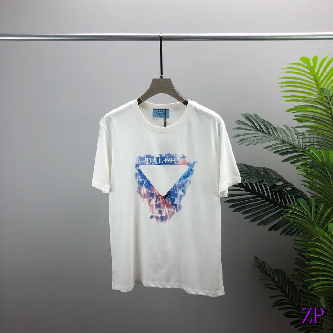 Prada Women T-shirts Desiger Short Sleeve Clothing P80119