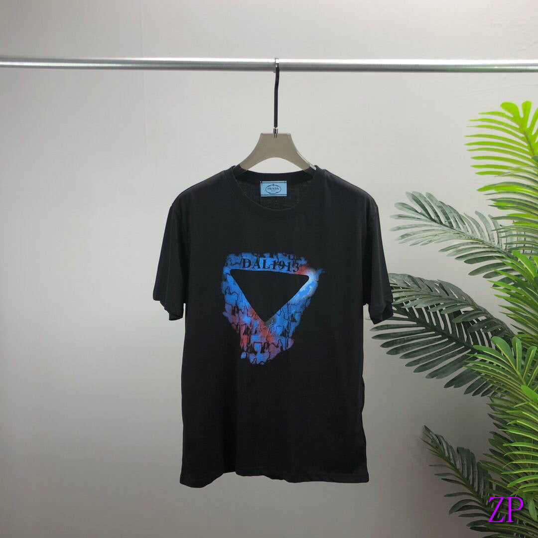 Prada Women T-shirts Desiger Short Sleeve Clothing P80120
