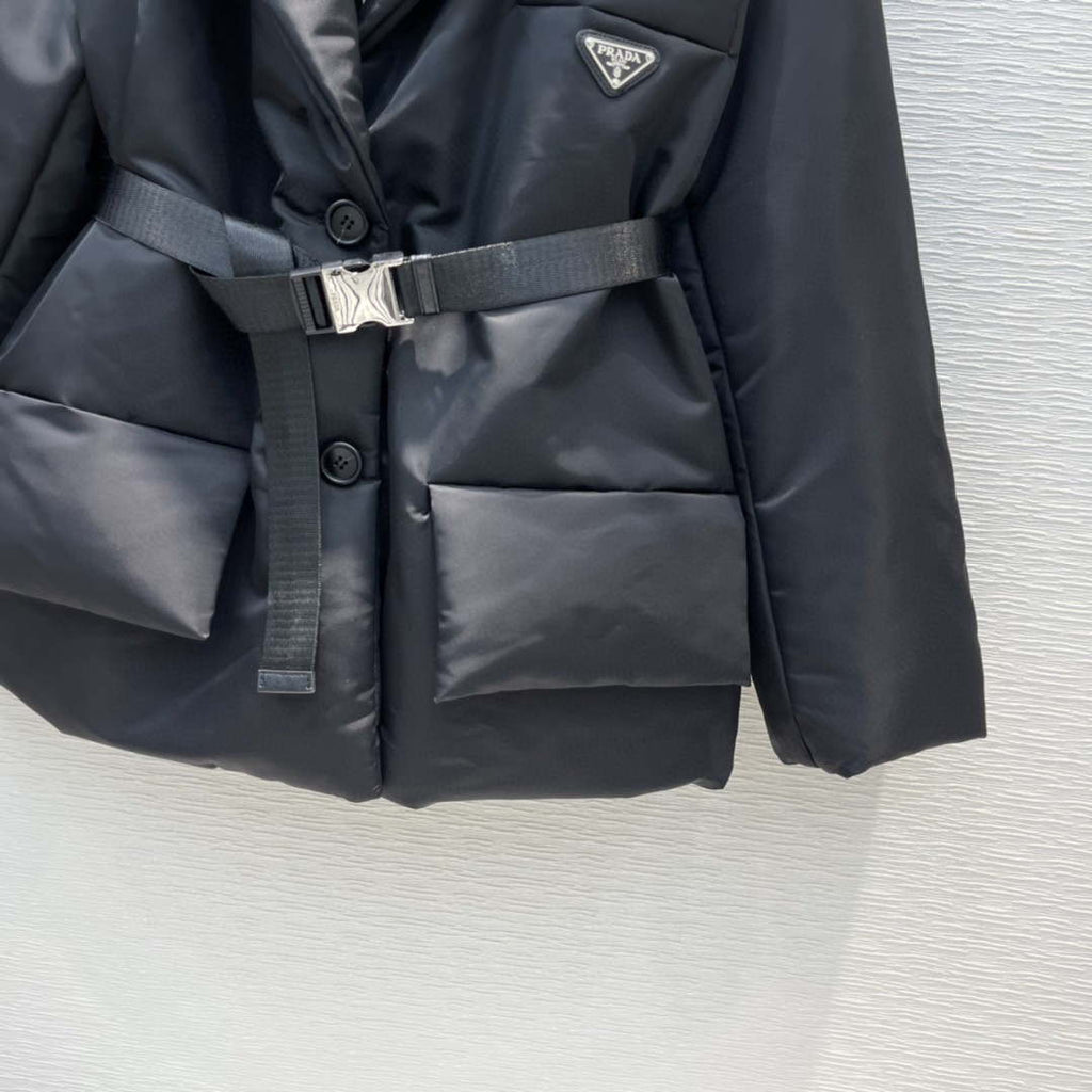 Prada Women's Down Jacket  Short Prada Black 88099