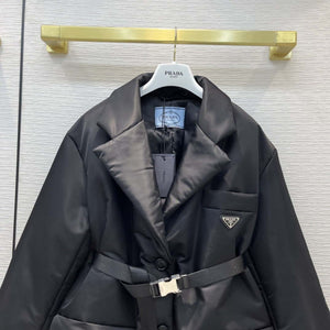 Prada Women's Down Jacket  Short Prada Black 88099 - S - View 8