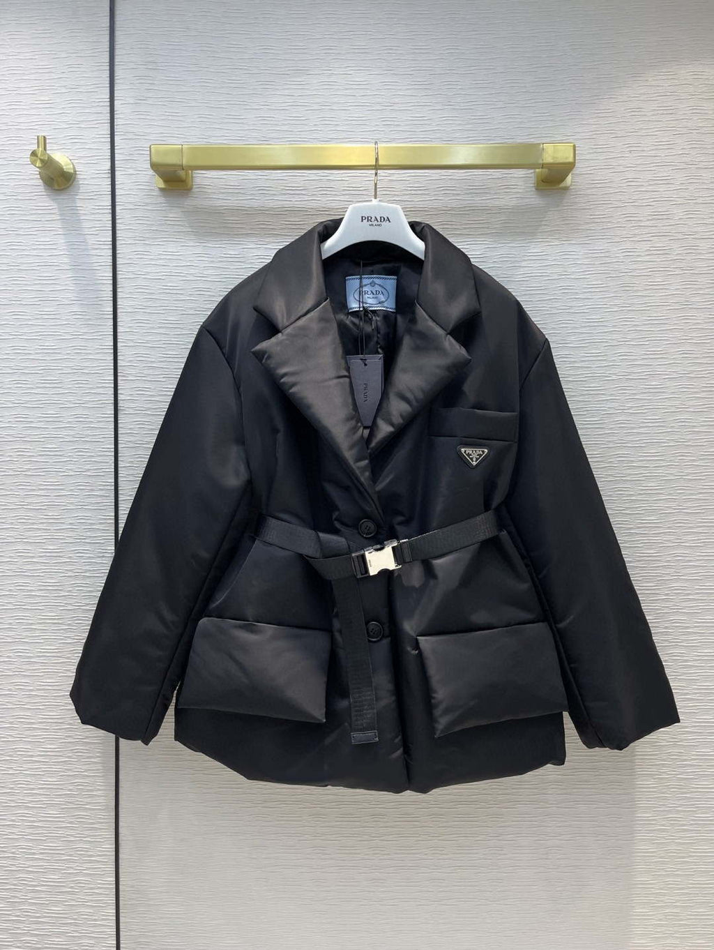 Prada Women's Down Jacket  Short Prada Black 88099