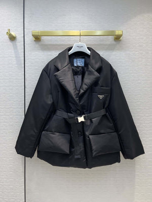 Prada Women's Down Jacket  Short Prada Black 88099 - S - View 9