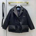 Prada Women's Down Jacket  Short Prada Black 88099 - S - View 1