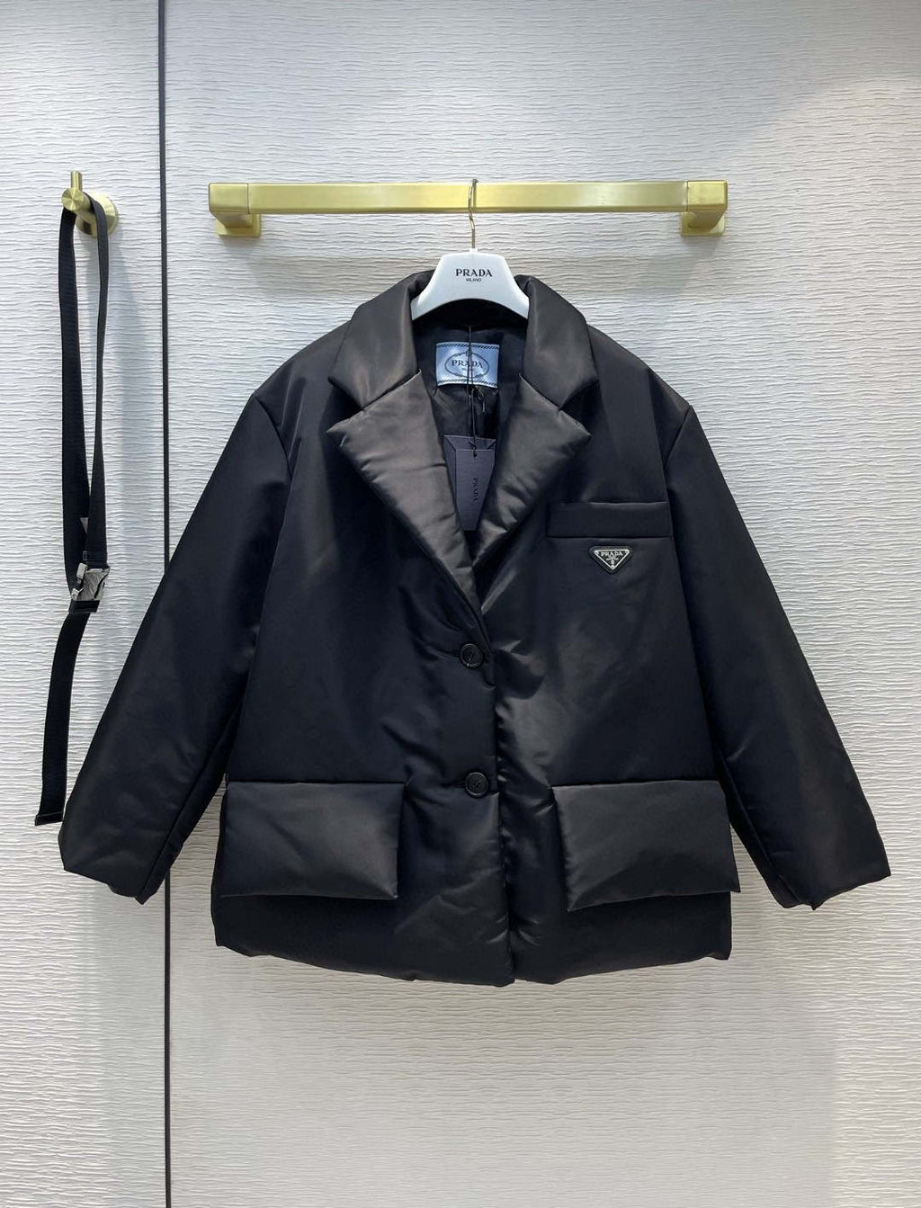 Prada Women's Down Jacket  Short Prada Black 88099