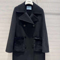 Prada Women's Fashion Clothing Cashmere Coat P99466 - 36 - View 1