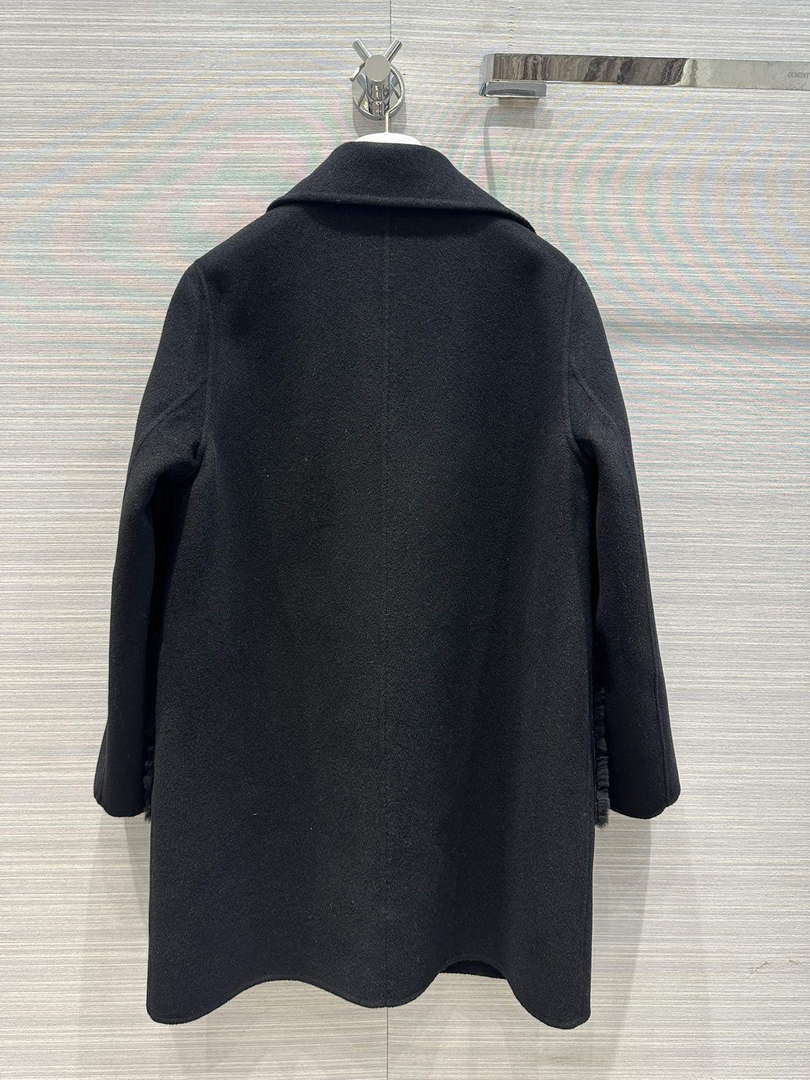Prada Women's Fashion Clothing Cashmere Coat P99466