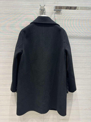 Prada Women's Fashion Clothing Cashmere Coat P99466 - 36 - View 9