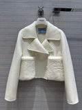 Prada Women's Fashion Clothing Cashmere Short Coat P99463