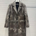 Prada Women's Fashion Clothing Sheepskin Suit Coat P99467 - 36 - View 1
