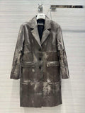 Prada Women's Fashion Clothing Sheepskin Suit Coat P99467