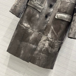 Prada Women's Fashion Clothing Sheepskin Suit Coat P99467 - 36 - View 6