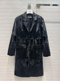 Prada Women's Fashion Clothing Sheepskin Suit Coat P99468