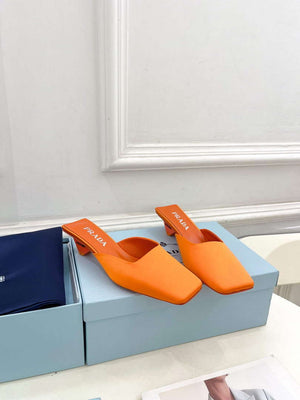 Prada 1I479N Women's Satin Mules Fashion Shoes P67320 - Euro 35=US 4 - View 3