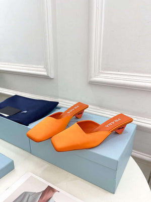 Prada 1I479N Women's Satin Mules Fashion Shoes P67320 - Euro 35=US 4 - View 6