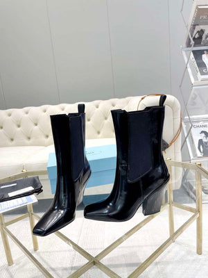 Prada Women's Shoes Boots 110 mm Heel P67339 - 35 - View 6