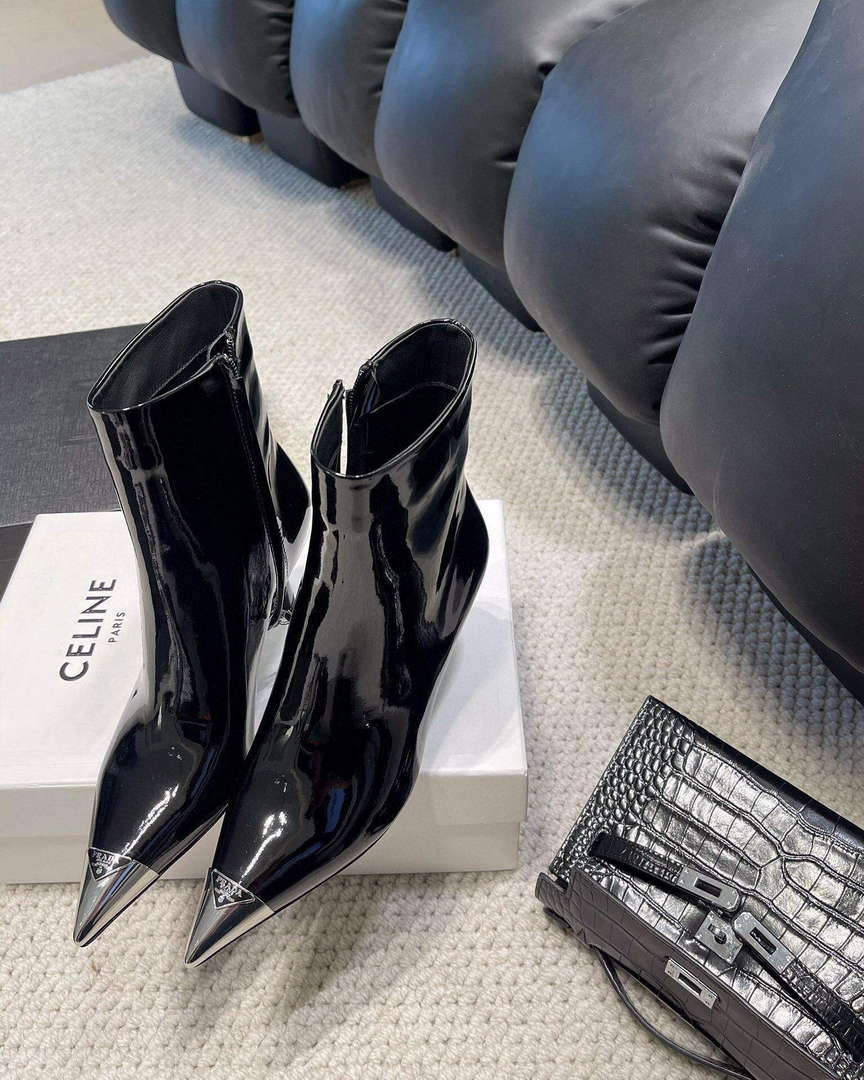 Prada Women's Shoes Boots 75 mm Heel P67336