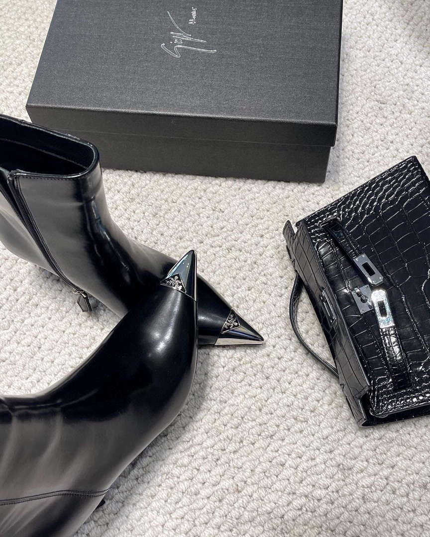 Prada Women's Shoes Boots 75 mm Heel P67337