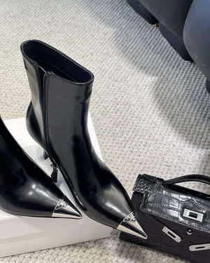 Prada Women's Shoes Boots 75 mm Heel P67337 - 35 - View 8
