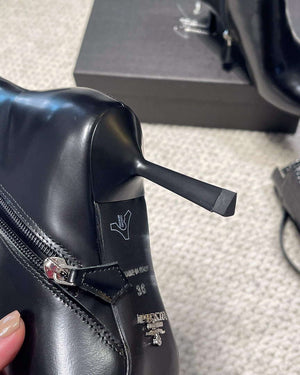 Prada Women's Shoes Boots 75 mm Heel P67337 - 35 - View 9