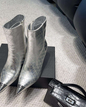 Prada Women's Shoes Boots 75 mm Heel P67338 - 35 - View 2