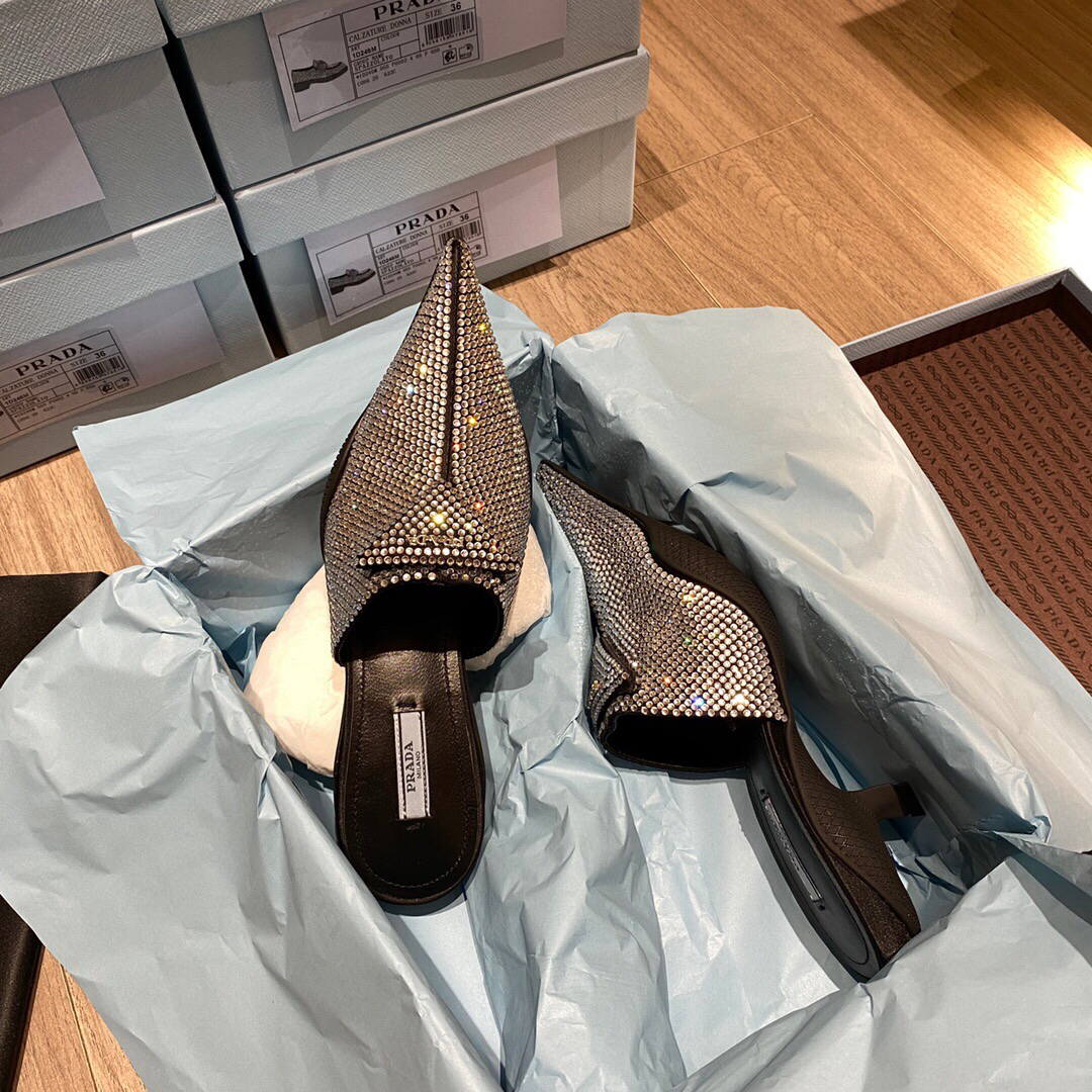 Prada Women's Shoes Prada Designer Pumps Heel 50mm P82306
