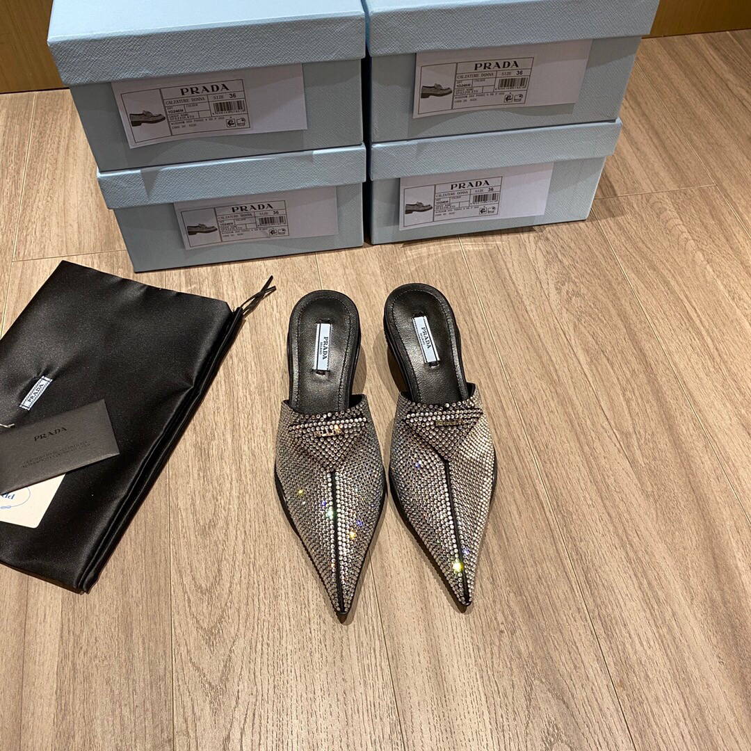 Prada Women's Shoes Prada Designer Pumps Heel 50mm P82306