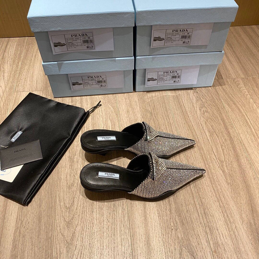 Prada Women's Shoes Prada Designer Pumps Heel 50mm P82306