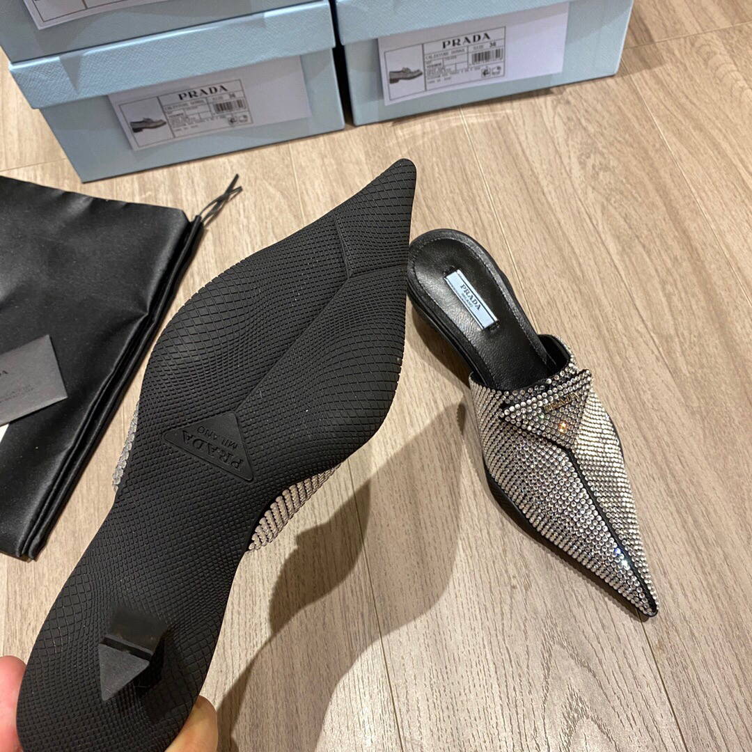 Prada Women's Shoes Prada Designer Pumps Heel 50mm P82306
