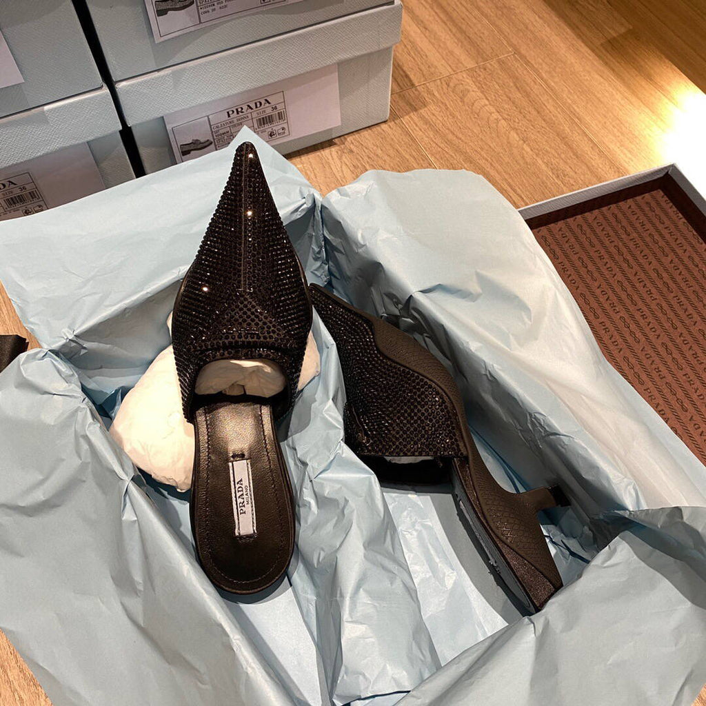 Prada Women's Shoes Prada Designer Pumps Heel 50mm P82307