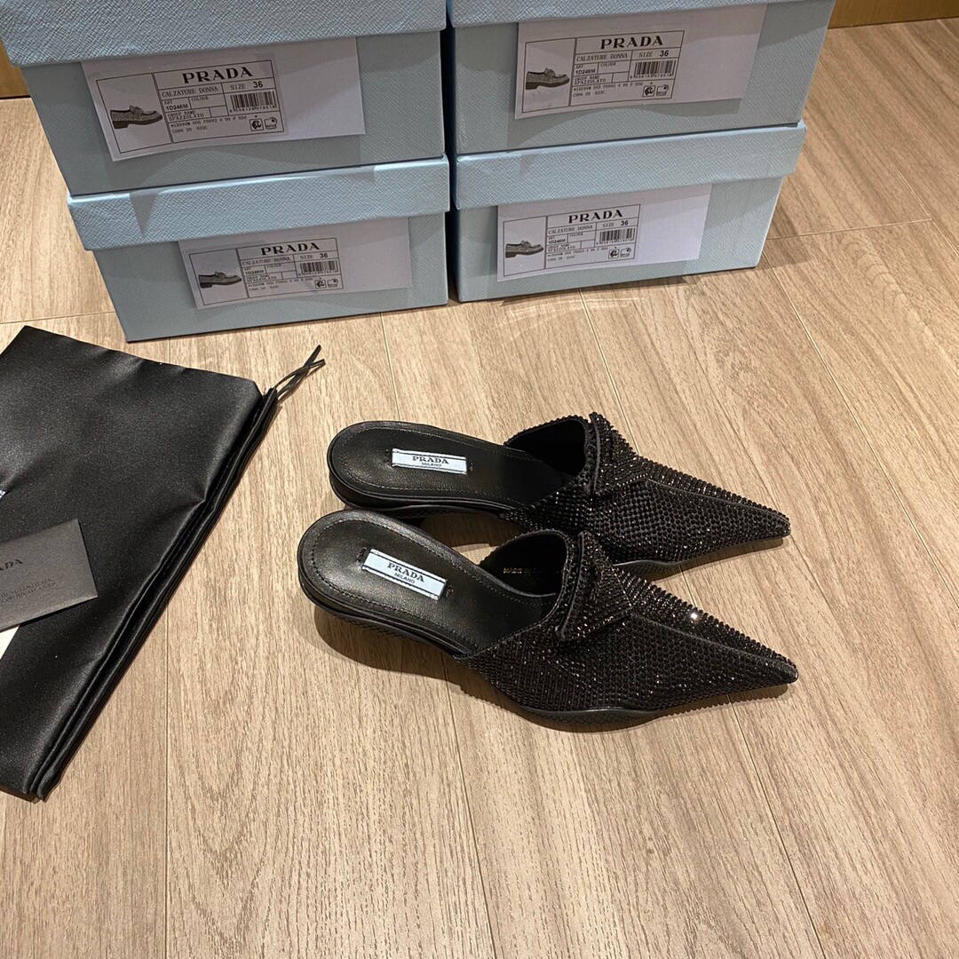 Prada Women's Shoes Prada Designer Pumps Heel 50mm P82307