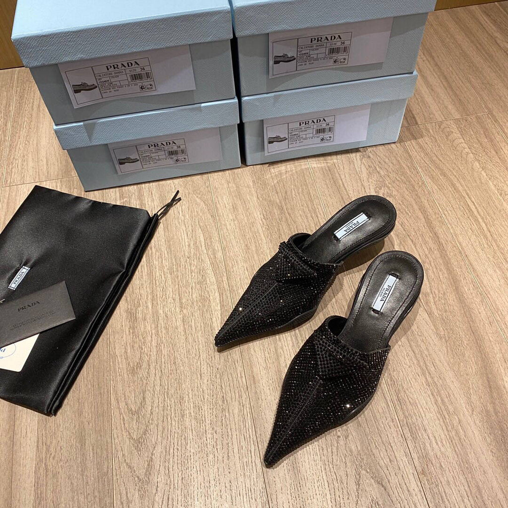 Prada Women's Shoes Prada Designer Pumps Heel 50mm P82307