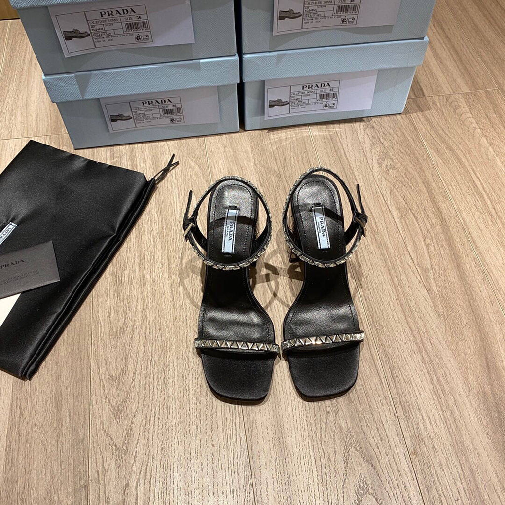 Prada Women's Shoes Prada Designer Pumps Heel 90mm P82310