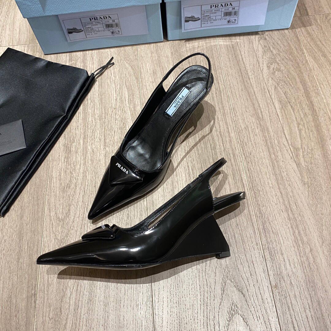 Prada Women's Shoes Prada Designer Pumps Heel 65mm P82300
