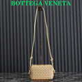 Bottega Veneta BV 680254 Mini Loop Camera Bag Apricot